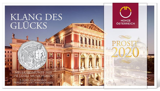 5  Euro Silber 2020 Musikverein hgh