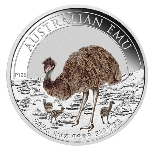 Australien - Emu 2024 coloriert