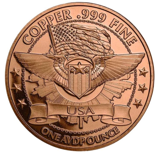 1oz Kupfer USA They're Here - Edelmetalle Koitz GnbR
