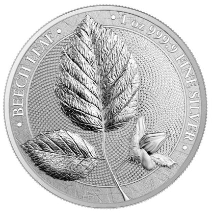 Germania  - Beech Leaf - Buchenblatt 2023 BU - Edelmetalle Koitz GnbR