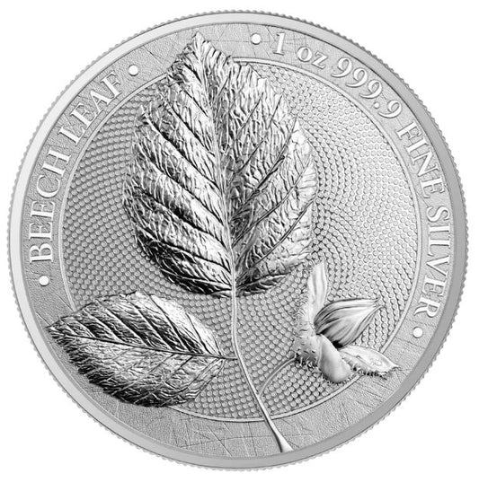 Germania  - Beech Leaf - Buchenblatt 2023 BU - Edelmetalle Koitz GnbR