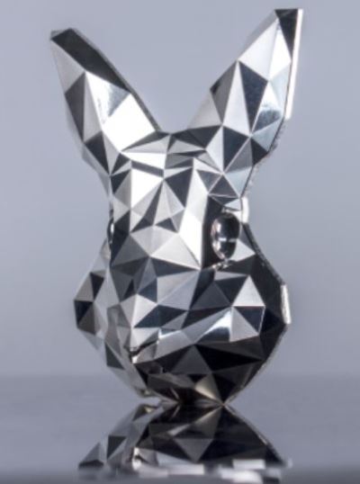 Südkorea - 2oz Rabbit Mask Stacker 2022