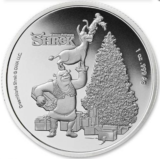 Fiji -  Shrek Weihnachten 2021 - Edelmetalle Koitz GnbR