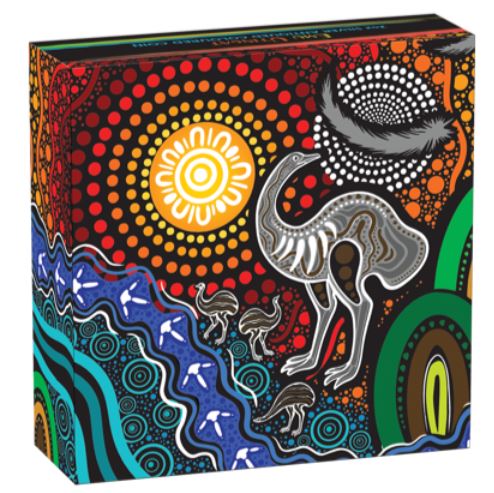 2 oz Silbermünze Australien 2025 – Emu Utingat – Antik Finish – Chern’ee Sutton

