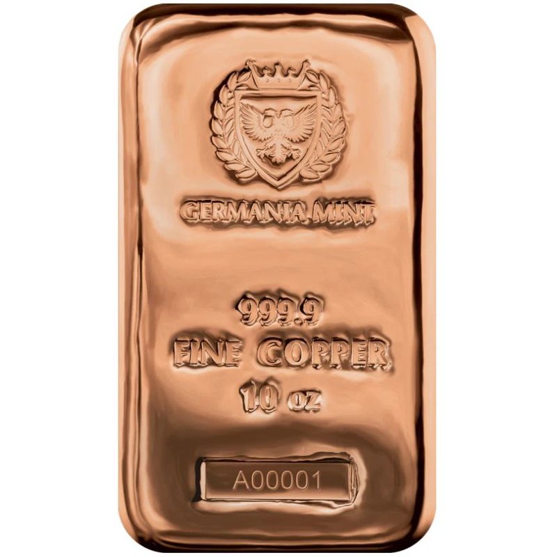 Germania Mint - 10 oz Kupferbarren