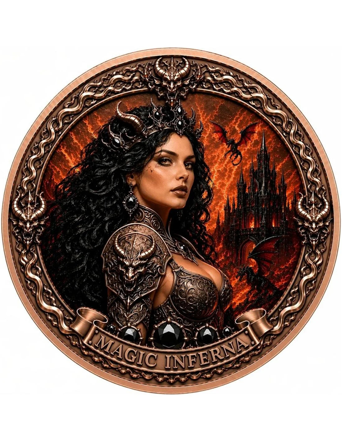 1oz Kupfer - MAGIC INFERNA Magical Series