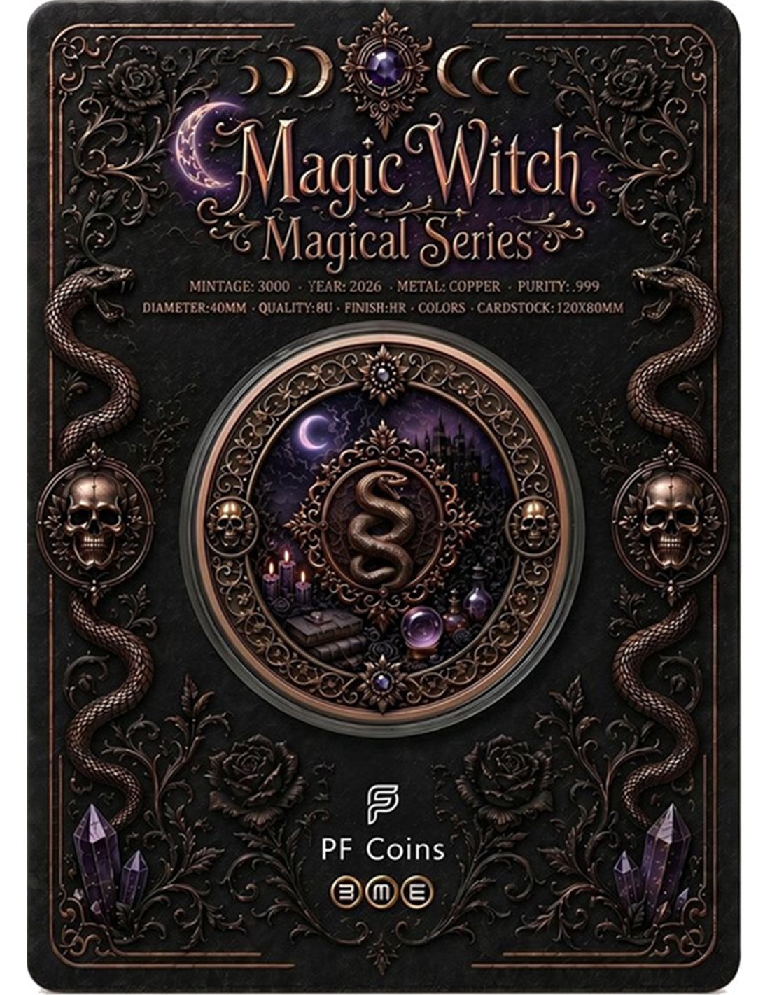 1oz Kupfer Italien - MAGIC WITCH Magical Series 2026