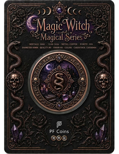 1oz Kupfer Italien - MAGIC WITCH Magical Series 2026
