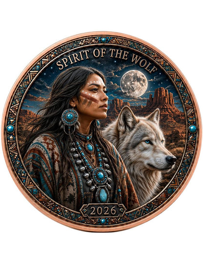 1oz Kupfer Italien - SPIRIT OF THE WOLF 2026