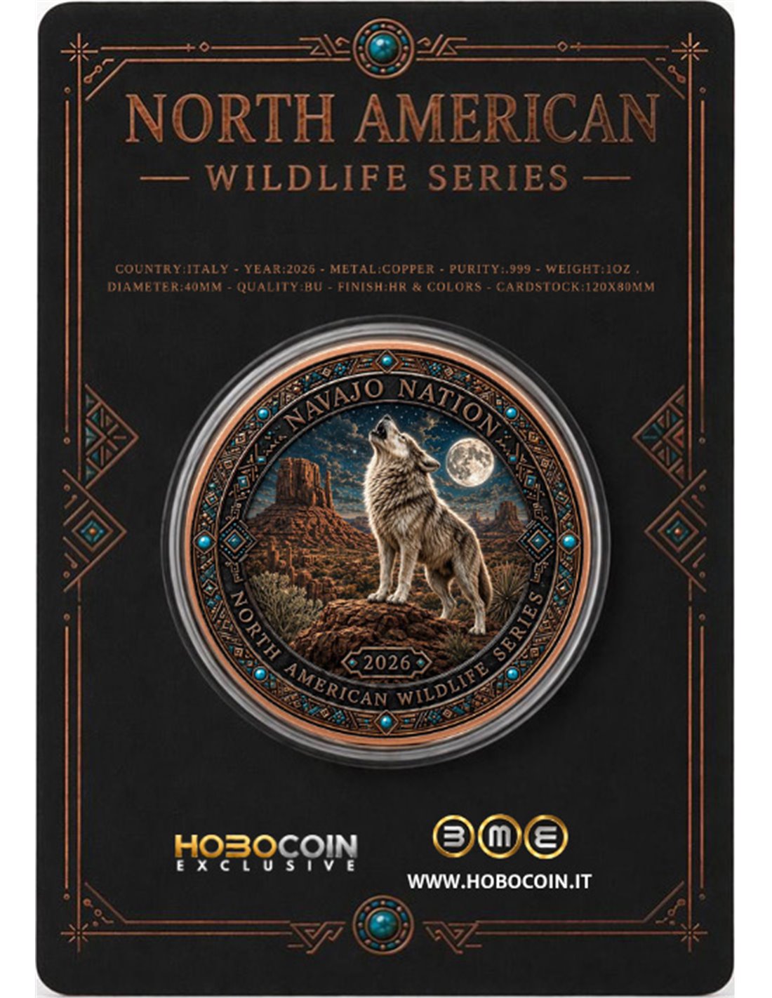 1oz Kupfer Italien - SPIRIT OF THE WOLF 2026