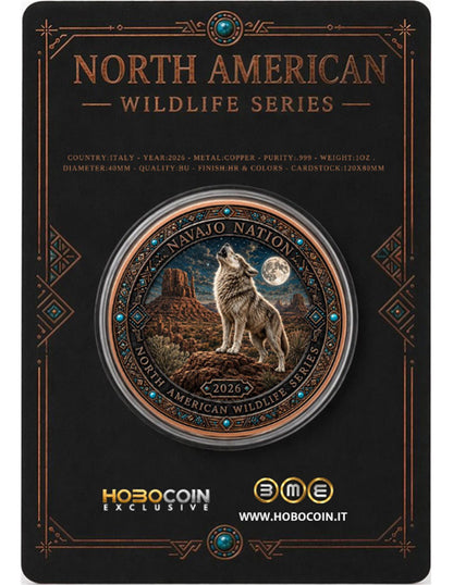 1oz Kupfer Italien - SPIRIT OF THE WOLF 2026