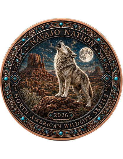 1oz Kupfer Italien - SPIRIT OF THE WOLF 2026