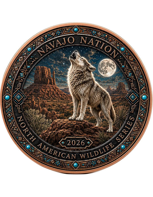 1oz Kupfer Italien - SPIRIT OF THE WOLF 2026