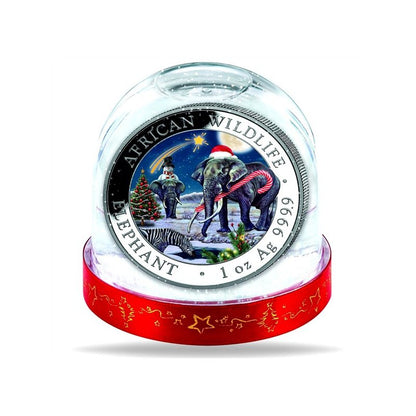 Somalia - Wildlife Elefant 2026 Schneekugel