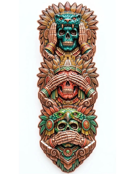 3oz Kupfer Italien - Aztekentotem 2026
