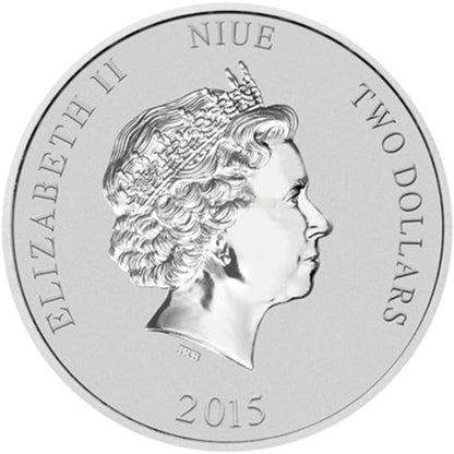 Niue Jahr der Ziege 2015 – Rückseite
