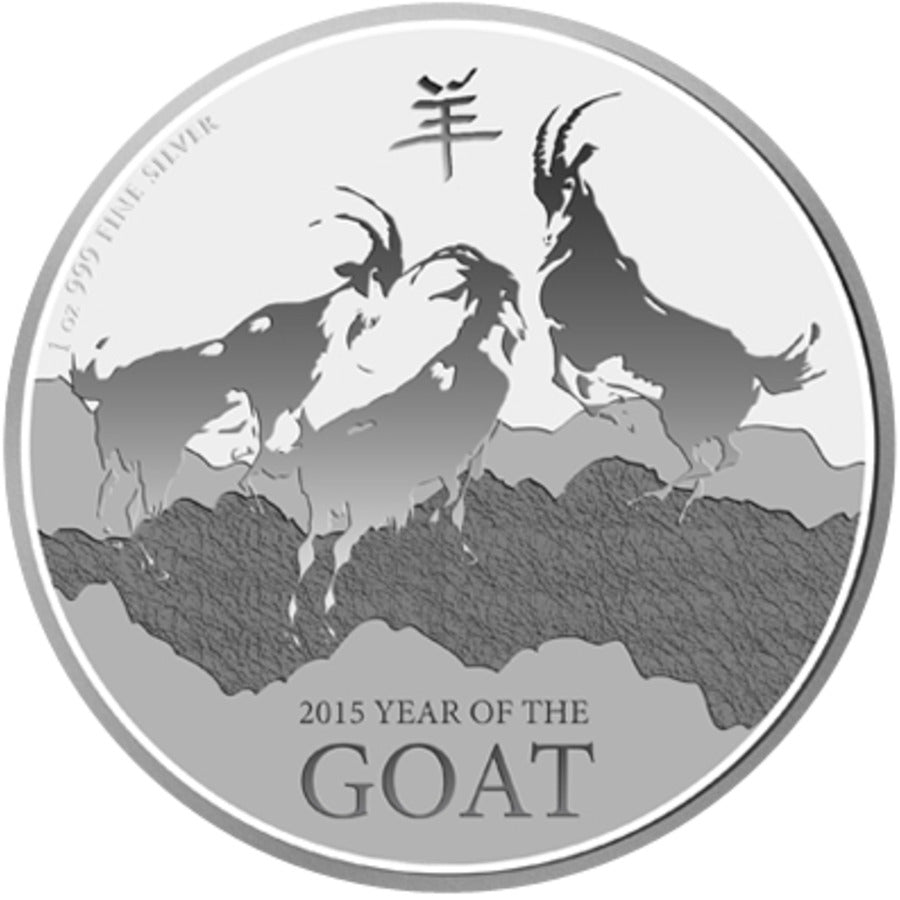 Niue Jahr der Ziege 2015 – Vorderseite