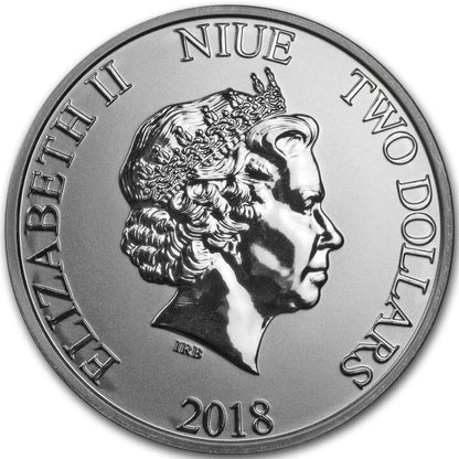 Niue Jahr des Hundes 2018 – Rückseite