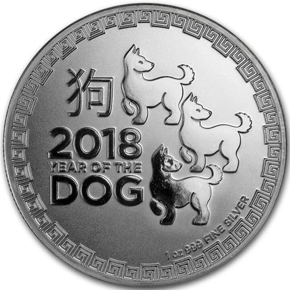 Niue Jahr des Hundes 2018 – Vorderseite