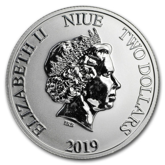 Niue Jahr des Schweines 2019 – Rückseite