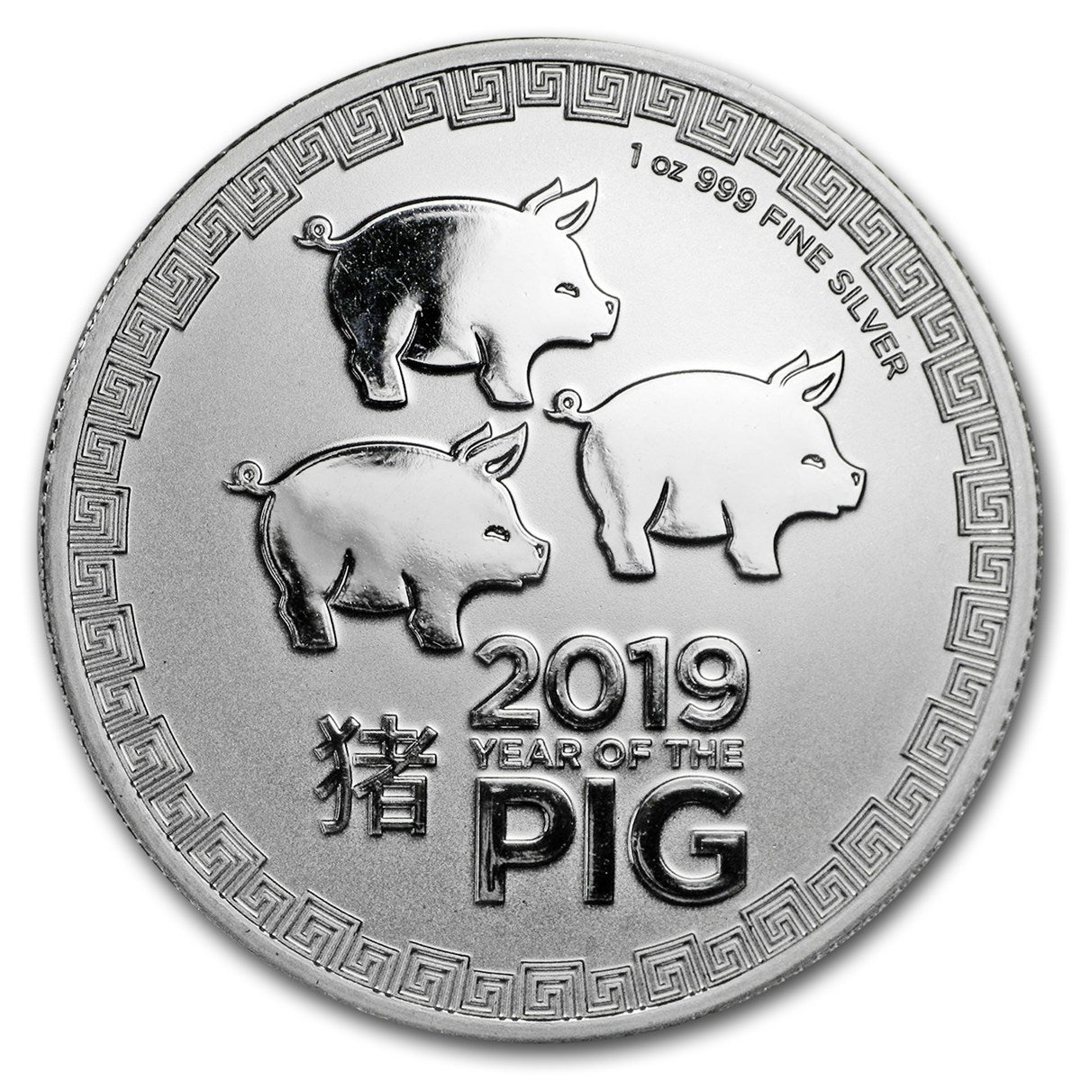 Niue Jahr des Schweines 2019 – Vorderseite
