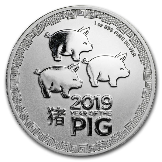 Niue Jahr des Schweines 2019 – Vorderseite