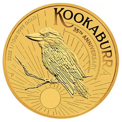Australien - 1/10oz Kookaburra 2025 Gold - Edelmetalle Koitz GnbR