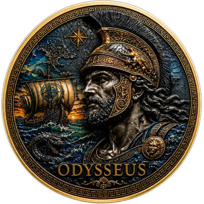 1kg Kupfer Italien - Odysseus König von Ithaka 2026