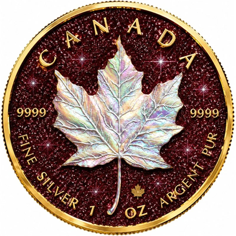 Kanada Pearl Radiance Ruby Edition 2026 1 oz Silver Maple Leaf
