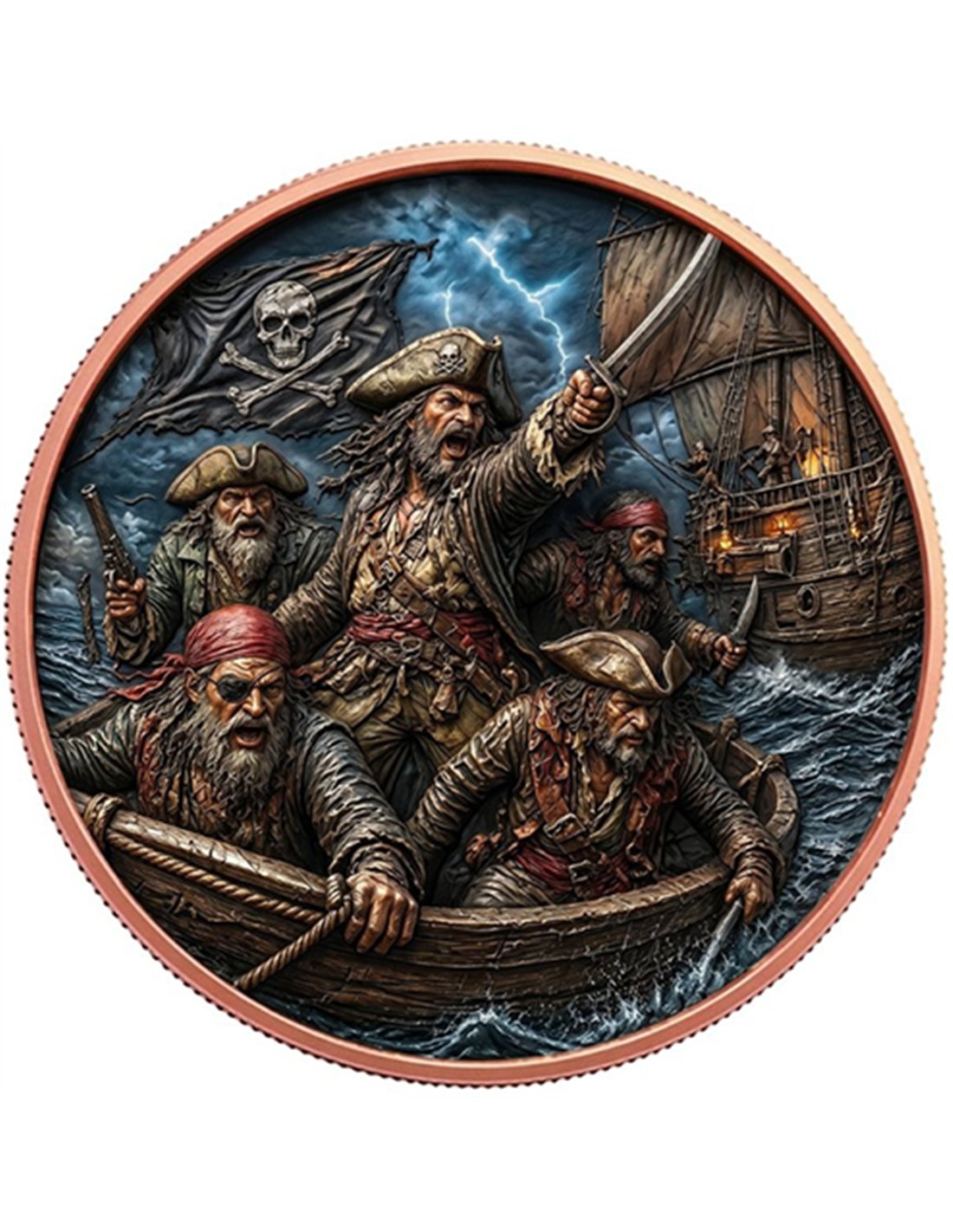 1oz Kupfer - Pirates of the Seas 2026
