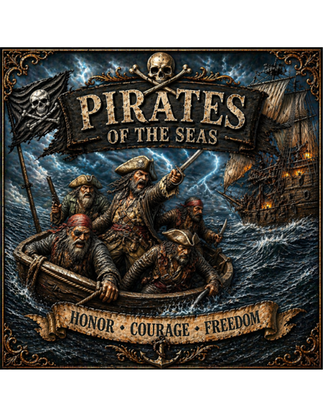 1oz Kupfer - Pirates of the Seas 2026