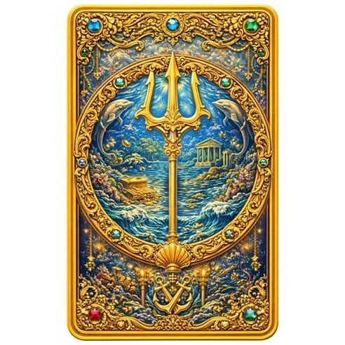 Poseidon Olympus Series 5 oz Kupferbarren 2026 Rückseite