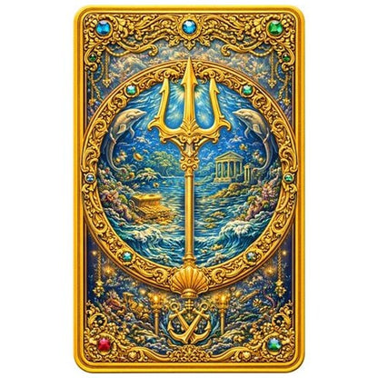 Poseidon Olympus Series 5 oz Kupferbarren 2026 Rückseite