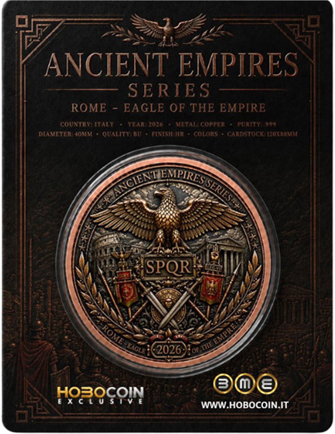 1oz Kupfer Italien - ROME Ancient Empires 2026