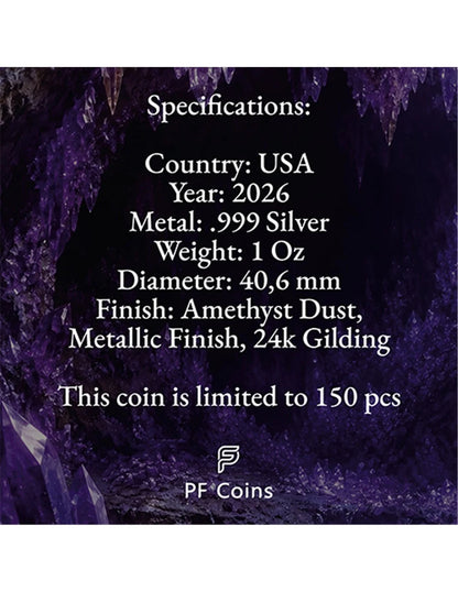USA - Silver Eagle ROYAL AMETHYST 2026