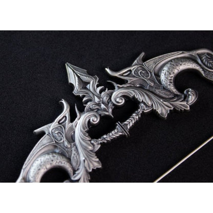 Antike Silbermedaille „Crescent Bow“ – 2 oz – The Divine Weapons Serie mit kunstvollem Bogen-Motiv

