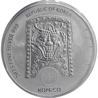 Südkorea 2025 – 1 oz Silbermünze Chiwoo Cheonwang BU, KOMSCO

