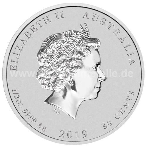 Australien - 0,5oz Lunar II Schwein 2019
