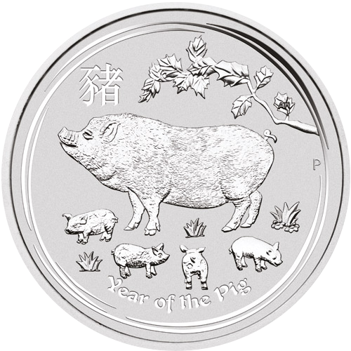 Australien - 0,5oz Lunar II Schwein 2019