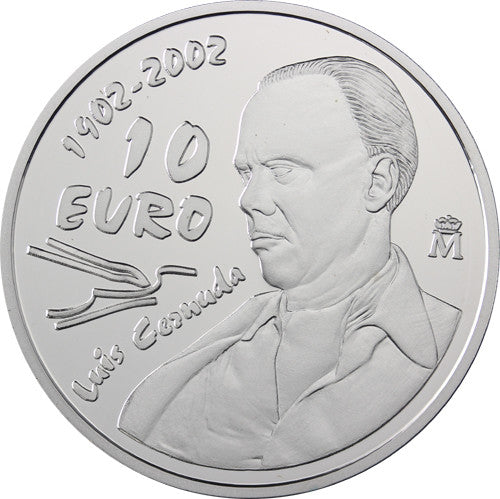 Spanien 10€ Luis Cernuda PP 2002