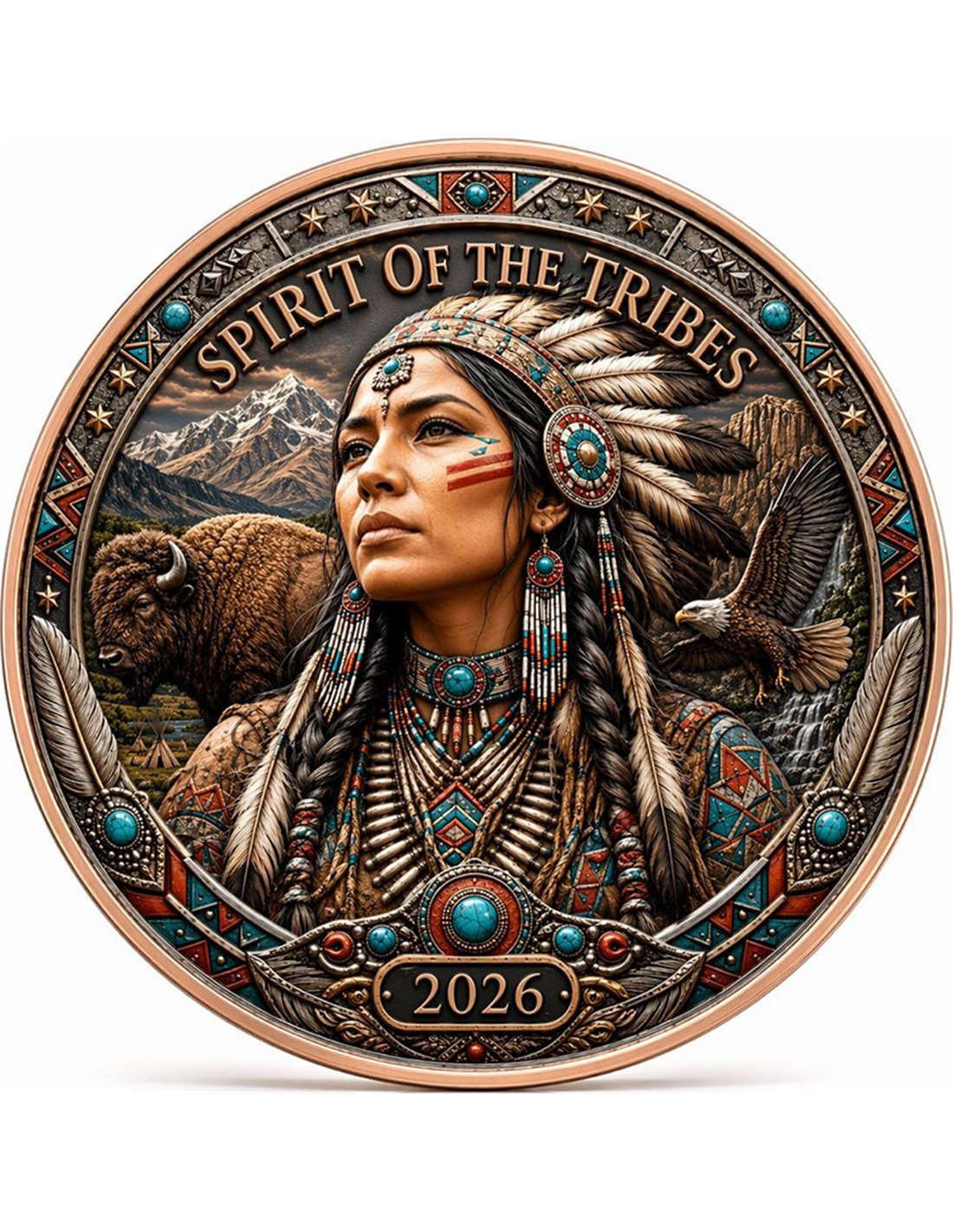 1oz Kupfer Italien - SPIRIT OF THE TRIBES 2026
