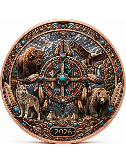 1oz Kupfer Italien - SPIRIT OF THE TRIBES 2026
