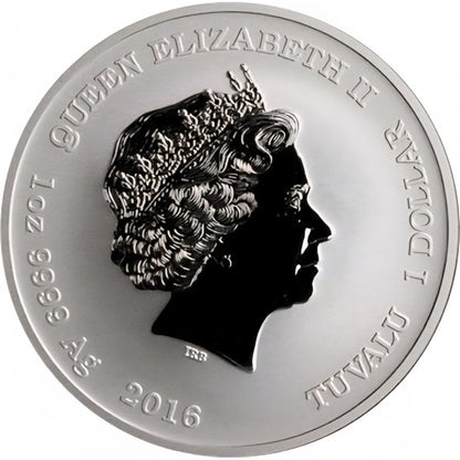 Tuvalu Pearl Harbor 2016 1 oz Silbermünze Perth Mint