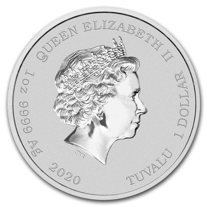 Tuvalu James Bond 007 2020 1 oz Silbermünze Perth Mint