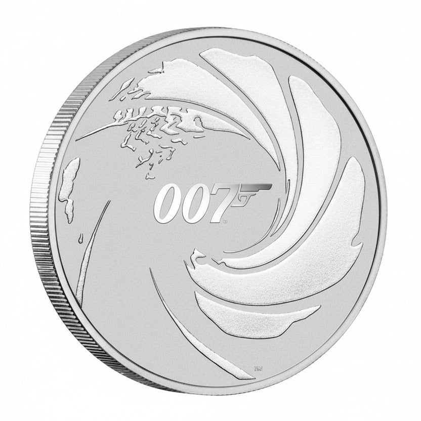 Tuvalu James Bond 007 2020 1 oz Silbermünze Perth Mint