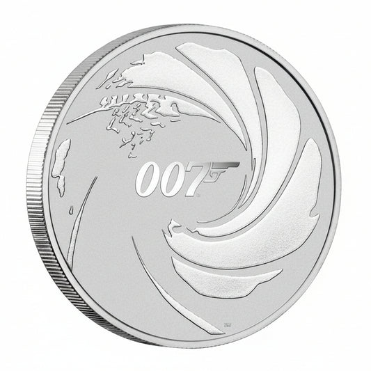 Tuvalu James Bond 007 2020 1 oz Silbermünze Perth Mint