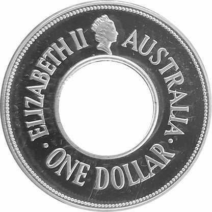 Australien The Holey Dollar 1990 – Rückseite