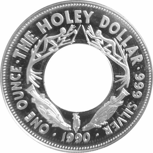 Australien The Holey Dollar 1990 – Vorderseite
